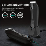 Silent groin hair trmmer